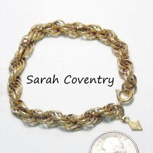 Vintage Sarah Cov. Twisted Rope Bracelet